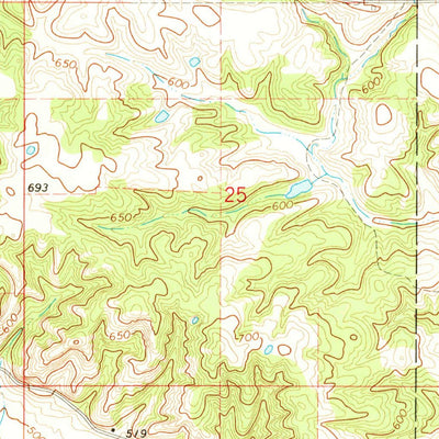 United States Geological Survey Easton, IL (1971, 24000-Scale) digital map