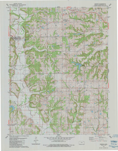 United States Geological Survey Easton, KS (1984, 24000-Scale) digital map