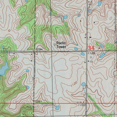 United States Geological Survey Easton, KS (1984, 24000-Scale) digital map