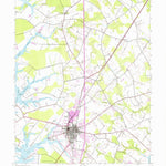 United States Geological Survey Easton, MD (1942, 24000-Scale) digital map