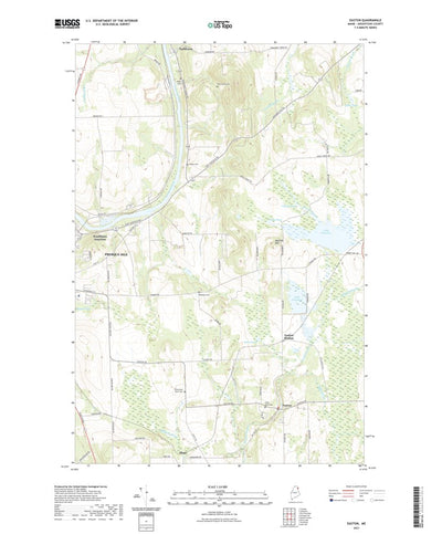 United States Geological Survey Easton, ME (2021, 24000-Scale) digital map