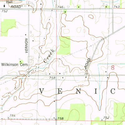 United States Geological Survey Easton, MI (1975, 24000-Scale) digital map