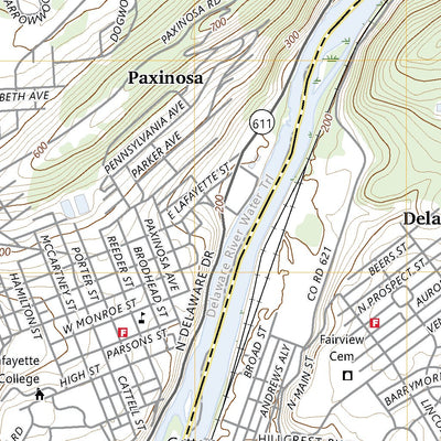 United States Geological Survey Easton, PA (2023, 24000-Scale) digital map