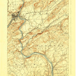 United States Geological Survey Easton, PA-NJ (1891, 62500-Scale) digital map