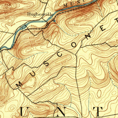 United States Geological Survey Easton, PA-NJ (1891, 62500-Scale) digital map