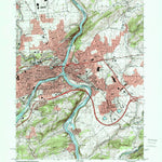 United States Geological Survey Easton, PA-NJ (1999, 24000-Scale) digital map