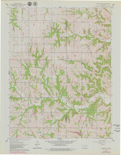 United States Geological Survey Easton SW, KS (1961, 24000-Scale) digital map