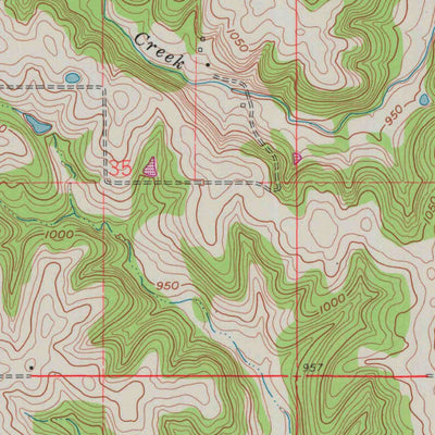 United States Geological Survey Easton SW, KS (1961, 24000-Scale) digital map