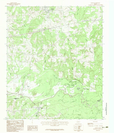 United States Geological Survey Easton, TX (1983, 24000-Scale) digital map