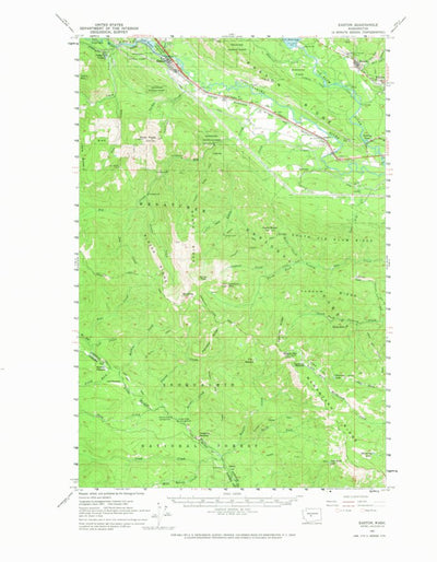 United States Geological Survey Easton, WA (1961, 62500-Scale) digital map
