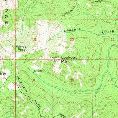 United States Geological Survey Easton, WA (1961, 62500-Scale) digital map