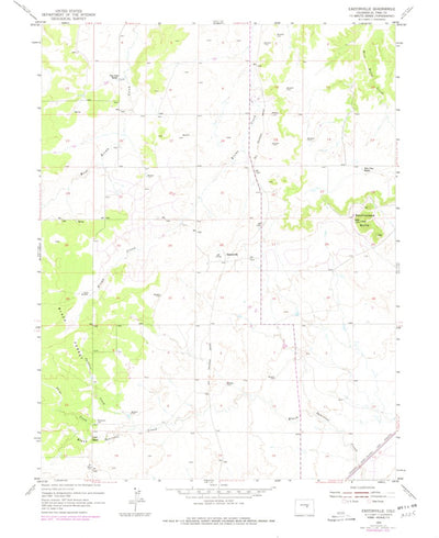 United States Geological Survey Eastonville, CO (1954, 24000-Scale) digital map