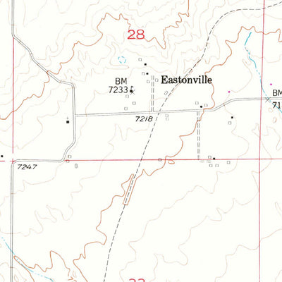 United States Geological Survey Eastonville, CO (1954, 24000-Scale) digital map