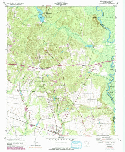 United States Geological Survey Eastover, SC (1953, 24000-Scale) digital map