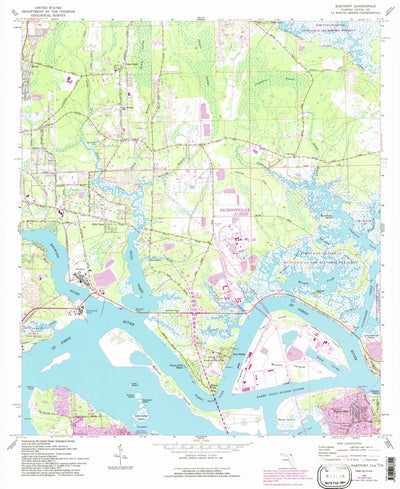 United States Geological Survey Eastport, FL (1964, 24000-Scale) digital map