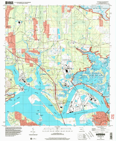 United States Geological Survey Eastport, FL (1994, 24000-Scale) digital map