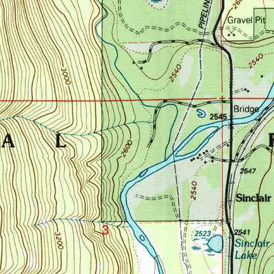 United States Geological Survey Eastport, ID (1996, 24000-Scale) digital map