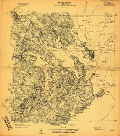 United States Geological Survey Eastport, ME (1907, 48000-Scale) digital map