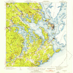 United States Geological Survey Eastport, ME (1943, 62500-Scale) digital map