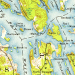 United States Geological Survey Eastport, ME (1943, 62500-Scale) digital map