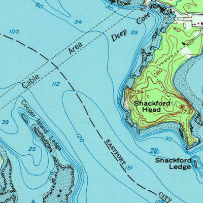United States Geological Survey Eastport, ME (1949, 24000-Scale) digital map