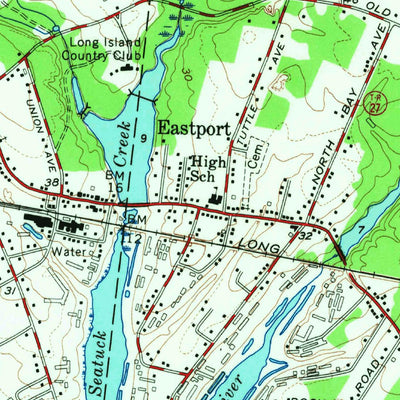 United States Geological Survey Eastport, NY (1956, 24000-Scale) digital map