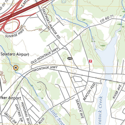 United States Geological Survey Eastport, NY (2023, 24000-Scale) digital map