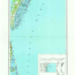 United States Geological Survey Eastville, VA-NC-MD (1966, 250000-Scale) digital map