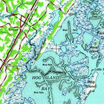 United States Geological Survey Eastville, VA-NC-MD (1966, 250000-Scale) digital map