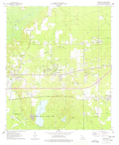 United States Geological Survey Eastwood, LA (1975, 24000-Scale) digital map