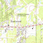 United States Geological Survey Eastwood, LA (1975, 24000-Scale) digital map