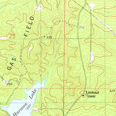 United States Geological Survey Eastwood, LA (1975, 24000-Scale) digital map