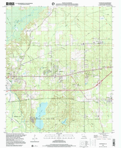 United States Geological Survey Eastwood, LA (1999, 24000-Scale) digital map