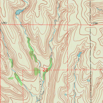 United States Geological Survey Eaton, KS (1965, 24000-Scale) digital map