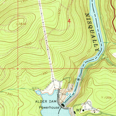 United States Geological Survey Eatonville, WA (1959, 24000-Scale) digital map
