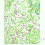 United States Geological Survey Eau Claire, PA (1963, 24000-Scale) digital map