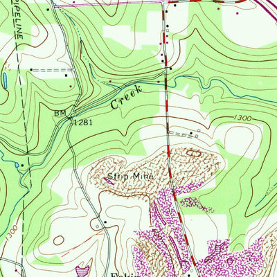 United States Geological Survey Eau Claire, PA (1963, 24000-Scale) digital map