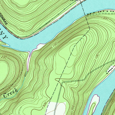 United States Geological Survey Eau Claire, PA (1963, 24000-Scale) digital map