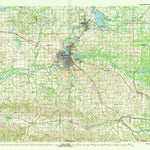 United States Geological Survey Eau Claire, WI (1985, 100000-Scale) digital map