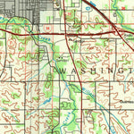 United States Geological Survey Eau Claire, WI (1985, 100000-Scale) digital map