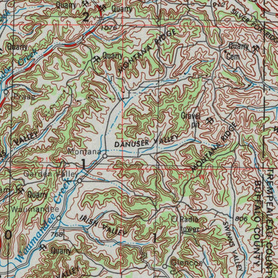 United States Geological Survey Eau Claire, WI-MN (1953, 250000-Scale) digital map