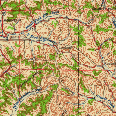 United States Geological Survey Eau Claire, WI-MN (1958, 250000-Scale) digital map