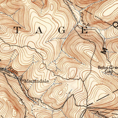 United States Geological Survey Ebenburg, PA (1904, 62500-Scale) digital map
