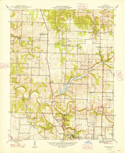 United States Geological Survey Ebenezer, MO (1948, 24000-Scale) digital map