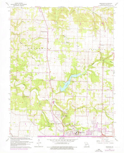 United States Geological Survey Ebenezer, MO (1961, 24000-Scale) digital map