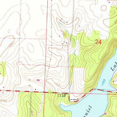 United States Geological Survey Ebenezer, MO (1961, 24000-Scale) digital map