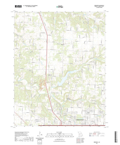 United States Geological Survey Ebenezer, MO (2021, 24000-Scale) digital map