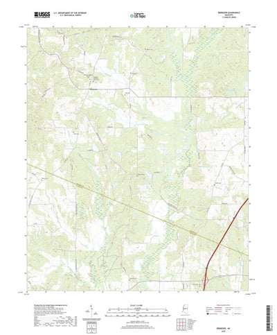 United States Geological Survey Ebenezer, MS (2020, 24000-Scale) digital map