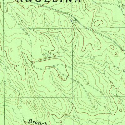 United States Geological Survey Ebenezer, TX (1984, 24000-Scale) digital map