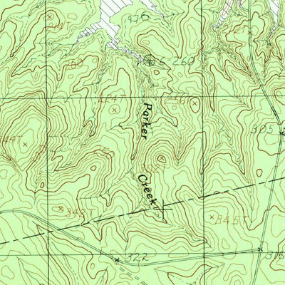 United States Geological Survey Ebenezer, TX (1984, 24000-Scale) digital map
